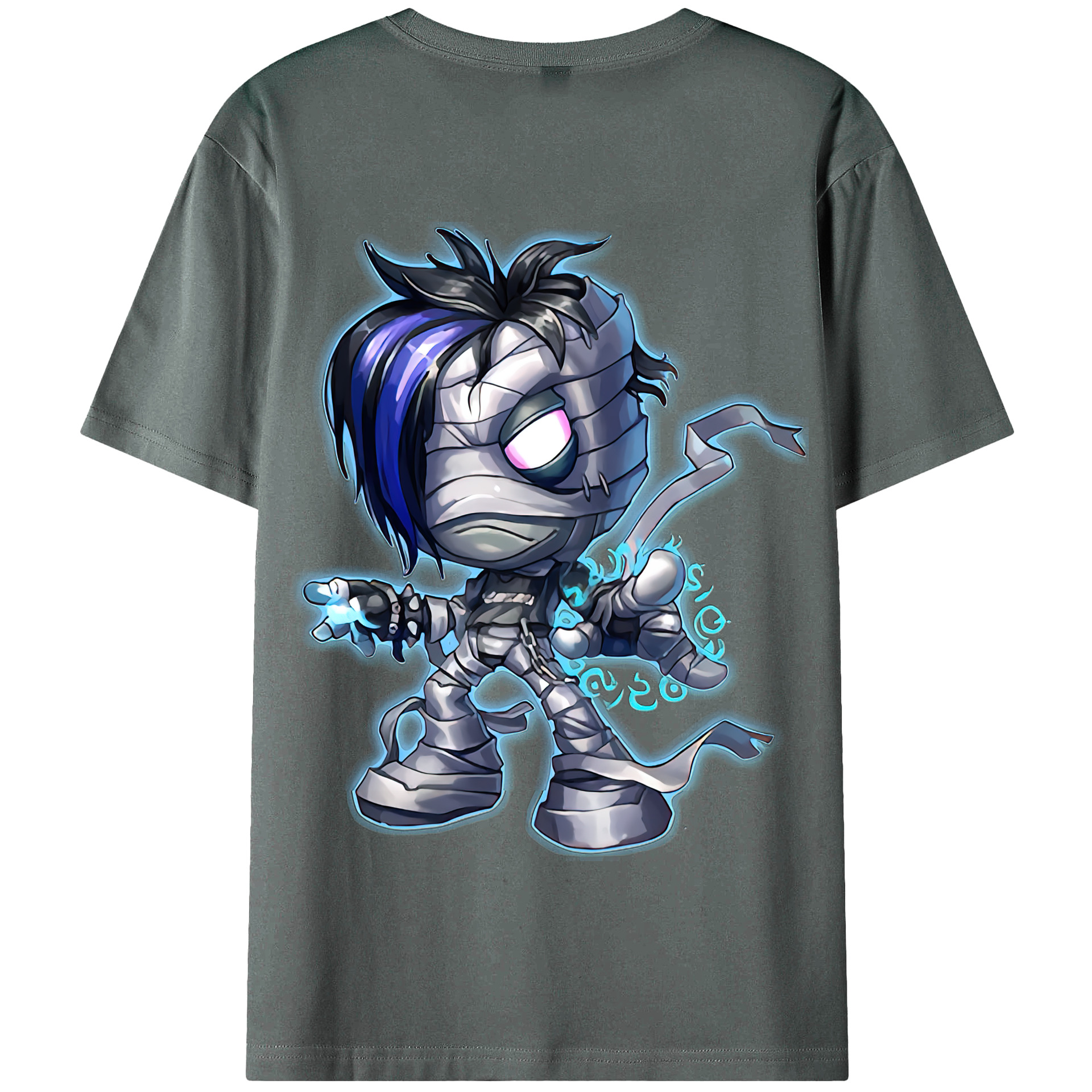 リーグ・オブ・レジェンド League of Legends LOL 綿100％半袖Tシャツ（背面プリント）